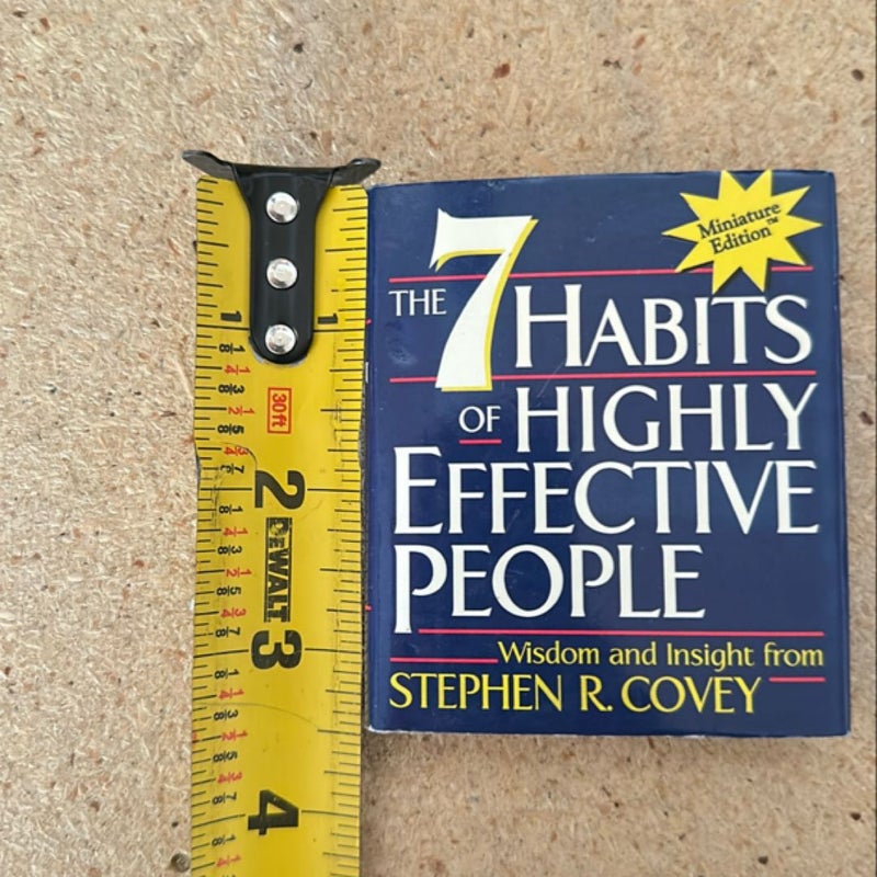 The 7 Habits of Highly Effective People (Miniature Editions)