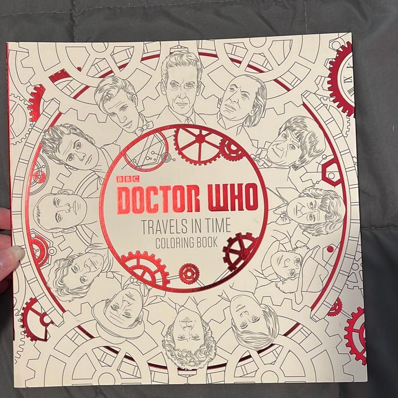 Doctor Who Travels in Time Coloring Book