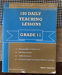 Easy Grammar Ultimate Series: 180 Daily Teaching Lessons Grade 11