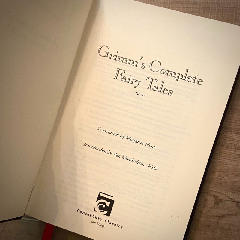 Grimm's Complete Fairy Tales