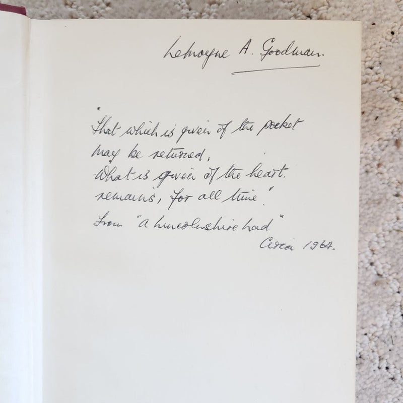 Collected Poems of W. B. Yeats (2nd Edition, 1960)