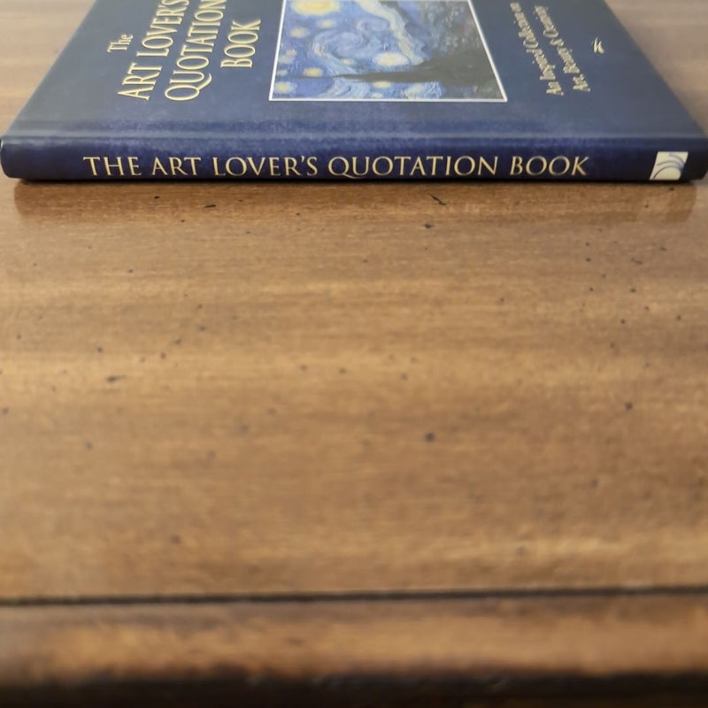 The Art Lover's Quotation Book