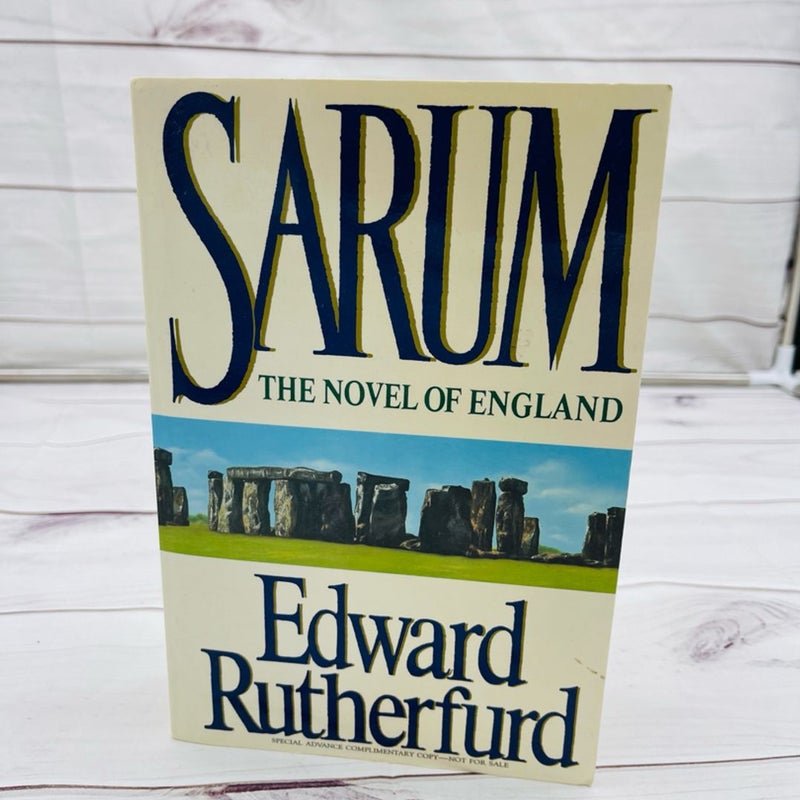 SARUM; The Novel of England 