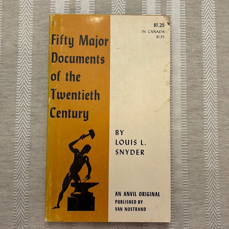 Fifty Major Documents of the Twentieth Century