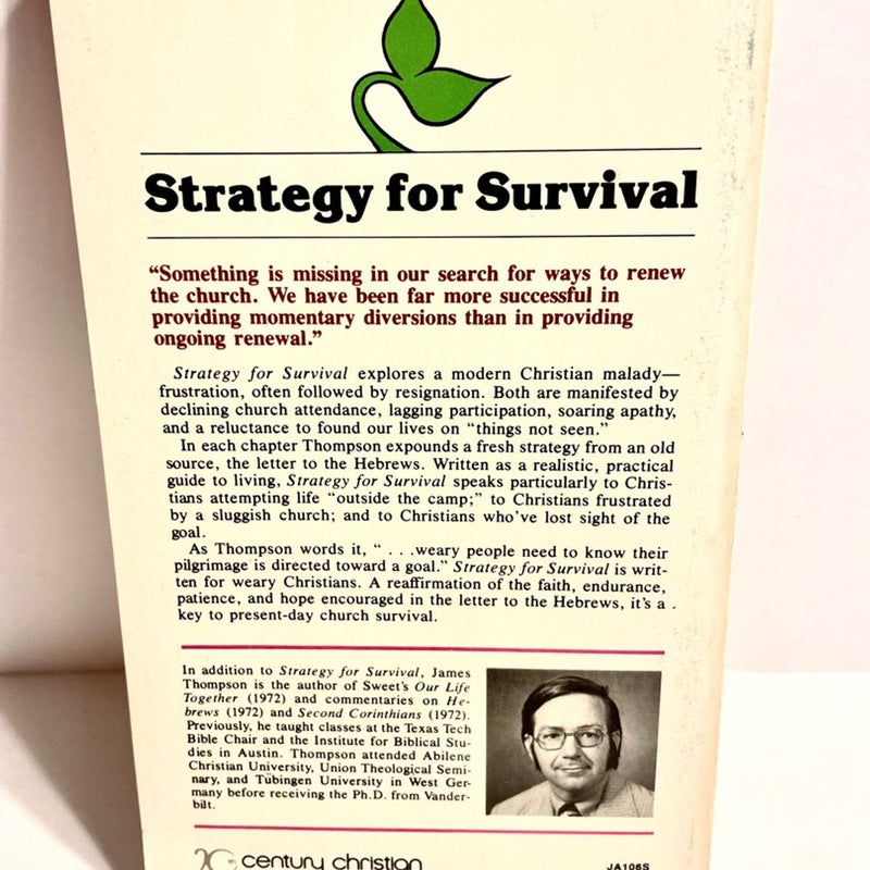 Strategy for Survival