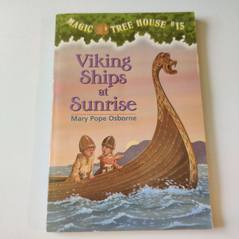 Magic Tree House #15 Viking Ships At Sunrise 