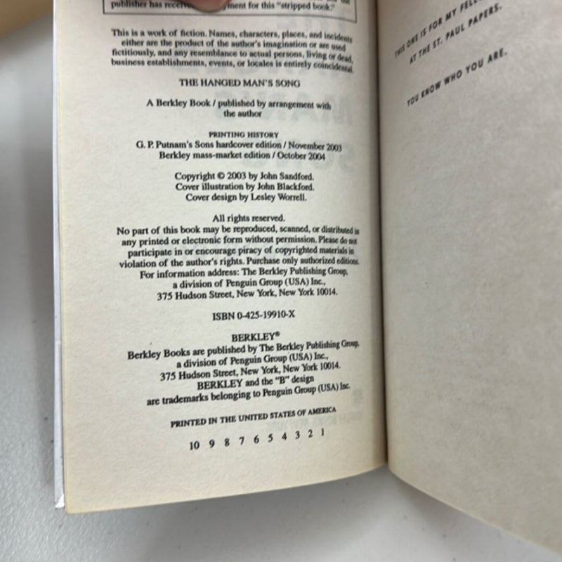 The Hanged Man’s Song