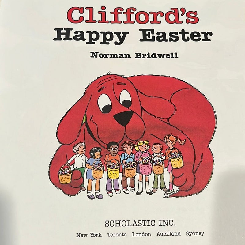 Clifford 3 book spring bundle: Clifford’s Easter, Clifford the Big Red Dog, Clifford’s Spring Clean-Up (out of print)