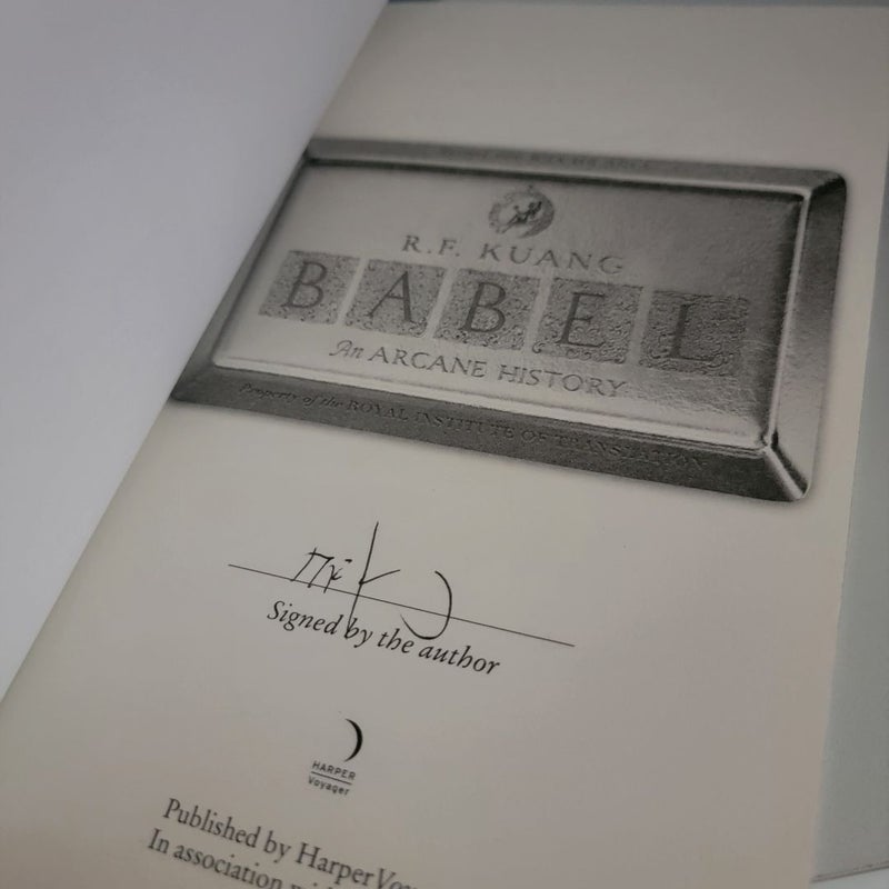 Signed Fairyloot Babel