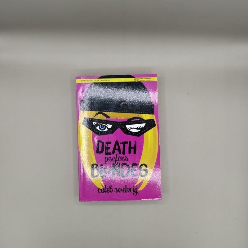 Death Prefers Blondes ARC