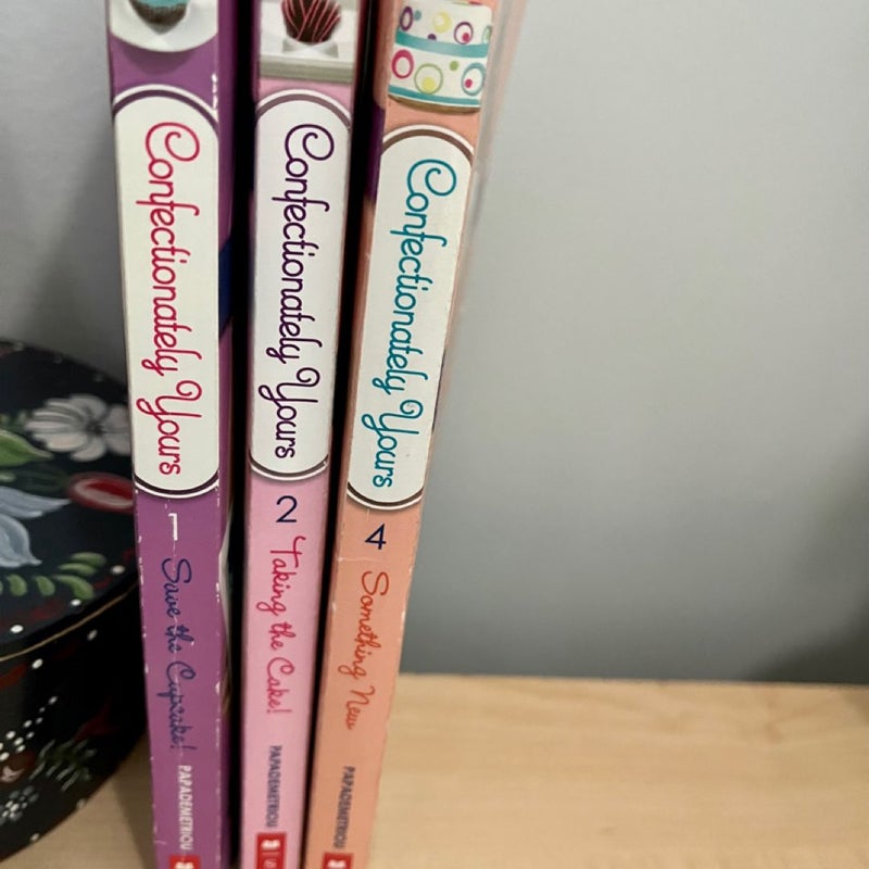 Set 3 Scholastic Chapter Books Confectionately Yours Series Ages 8-12 