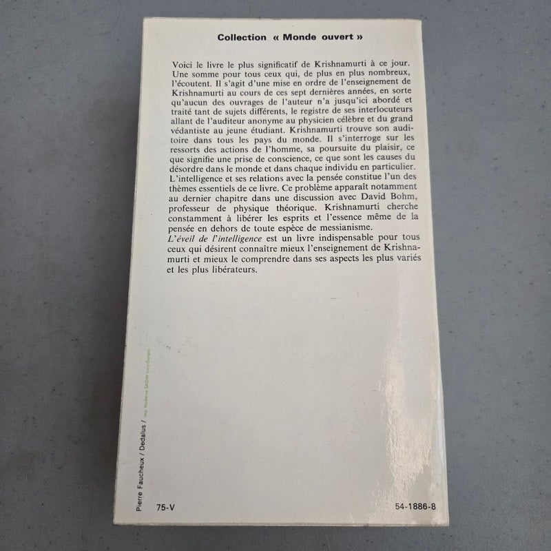 L'éveil de l'intelligence