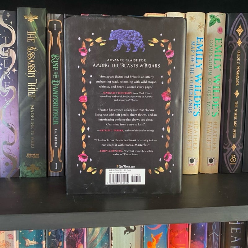 Owlcrate Special Edition Among the Beasts & Briars by Ashley Poston SIGNED
