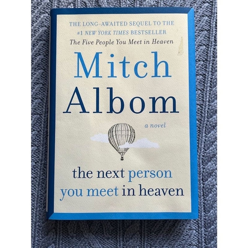 The Next Person You Meet in Heaven 1st Edition Gift Book Like New