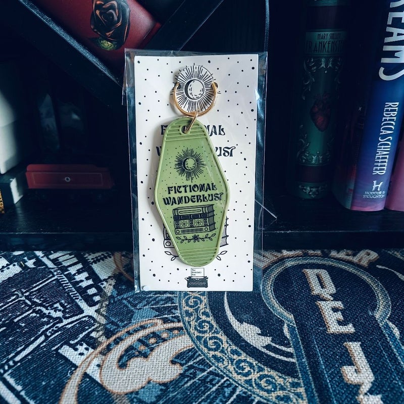 Bookish Motel Keychain