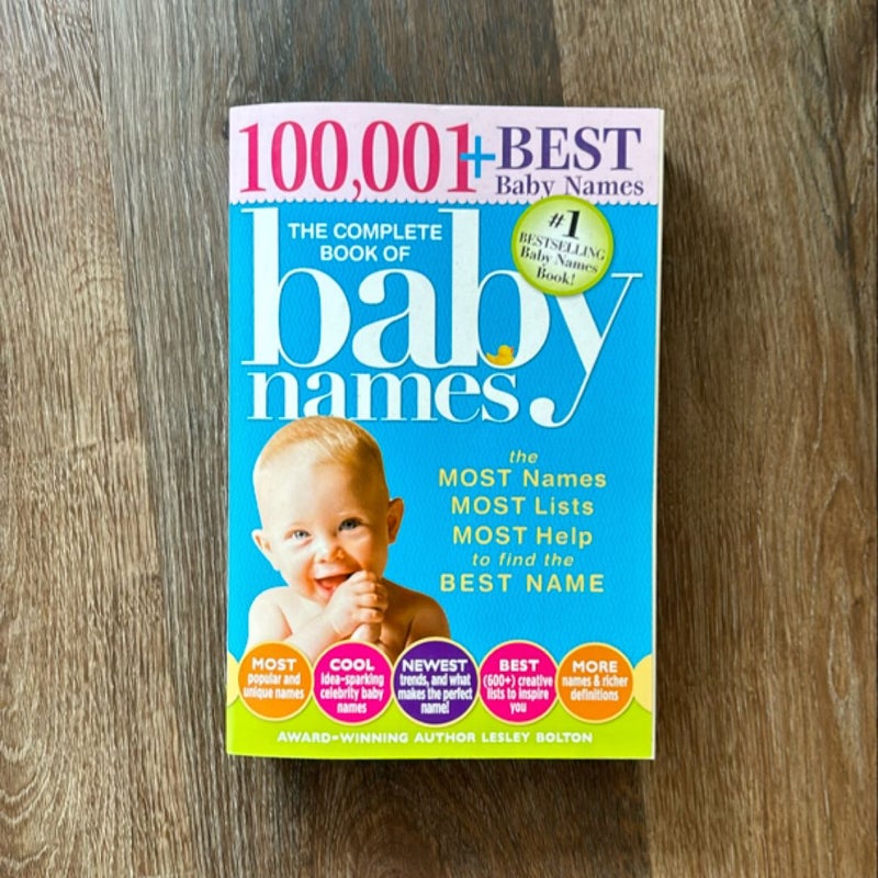 Complete Book of Baby Names