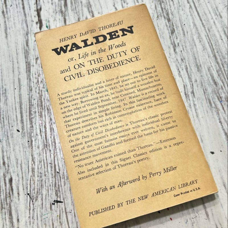 Walden, or Life in the Woods