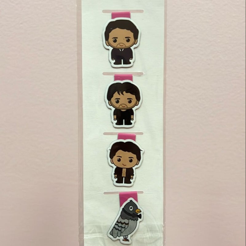 Meghan Quinn Cane Brothers Series Magnetic Bookmarks 