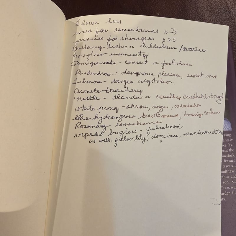 A Botanist's Guide to Flowers and Fatality