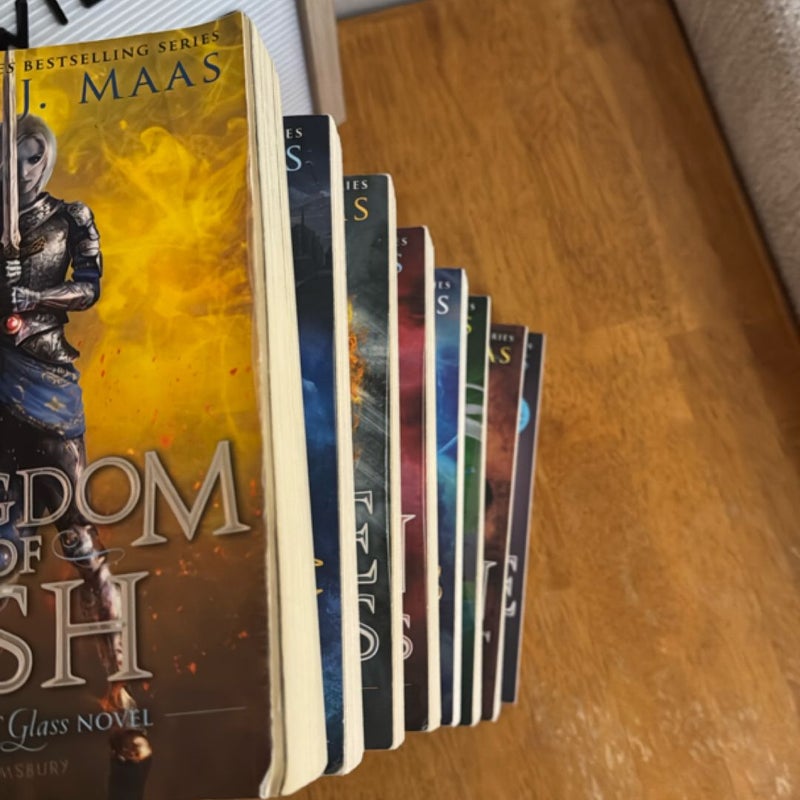 Throne of Glass Series-out of print original covers