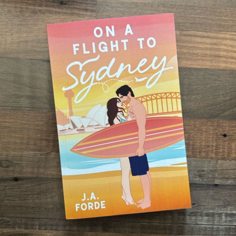 On a Flight to Sydney- SIGNED