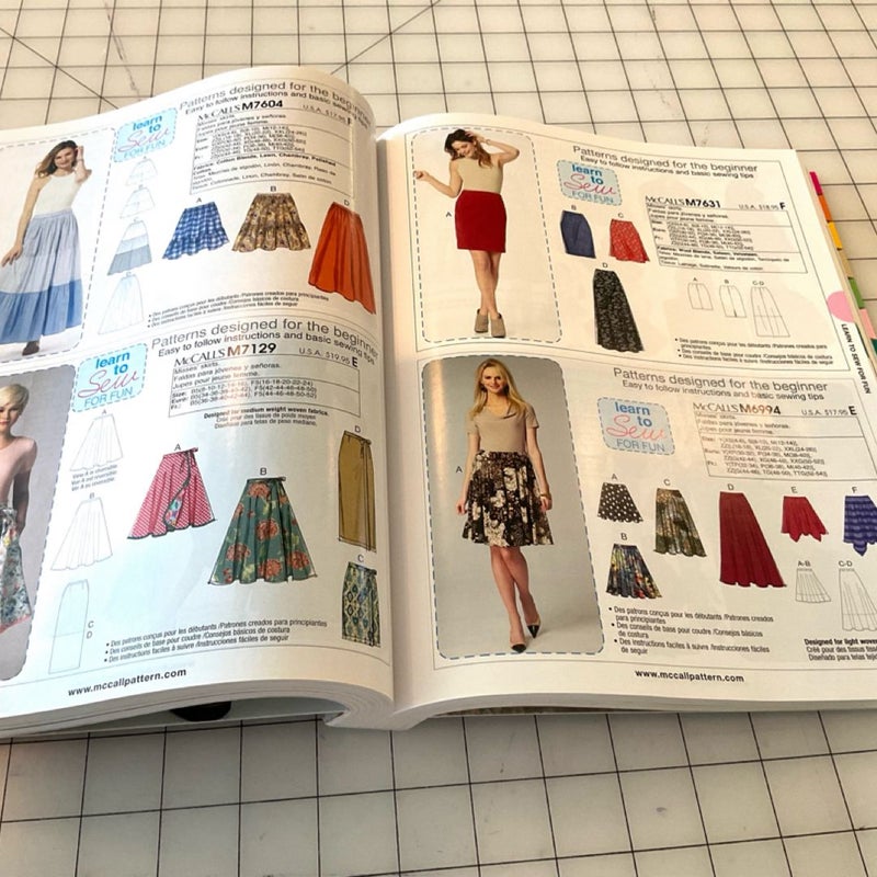 McCall’s Sewing Pattern Counter Book