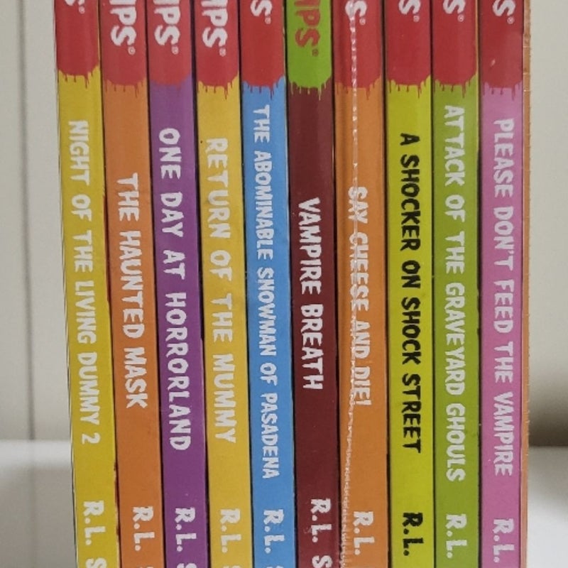 Goosebumps 20 book set unopened 