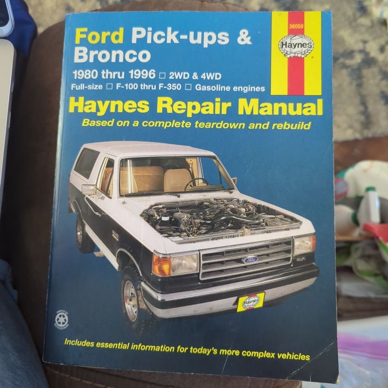 Ford Full-Size Pickups and Bronco, 1980-1996