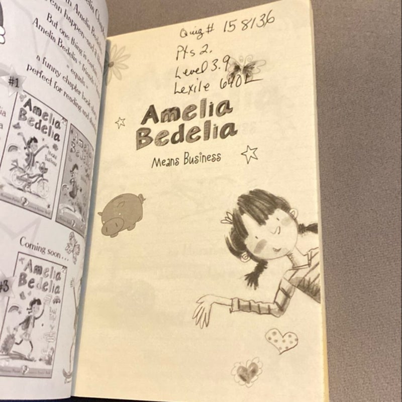Amelia Bedelia Chapter Book #1: Amelia Bedelia Means Business