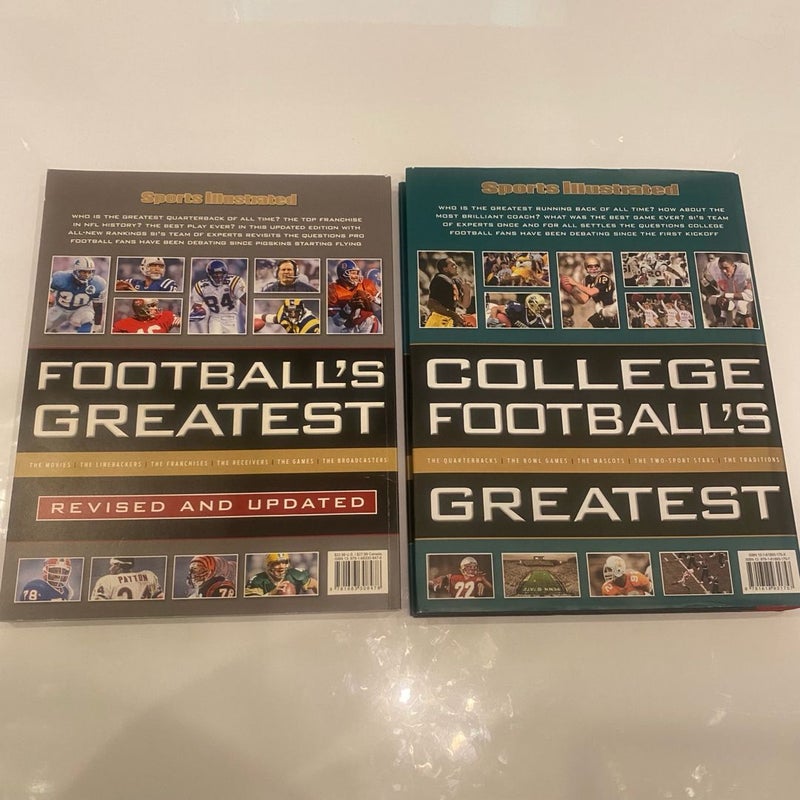 Bundle of Sports Illustrated Football Books