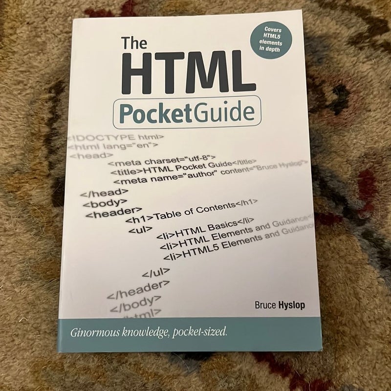 The HTML Pocket Guide