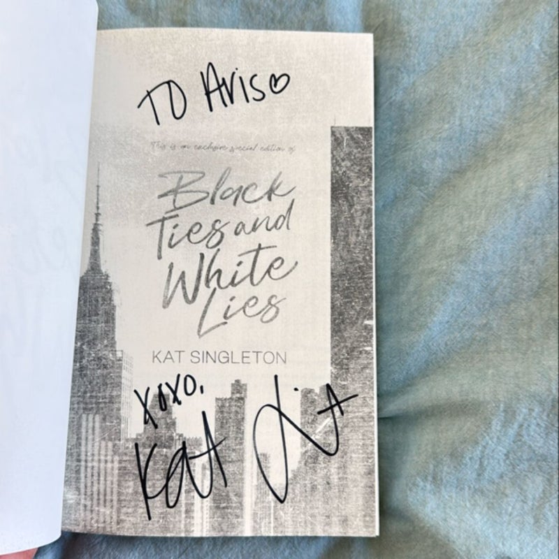 Black Ties and White Lies - SIGNED