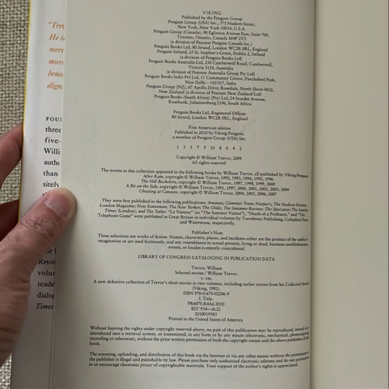 William Trevor's Selected Stories