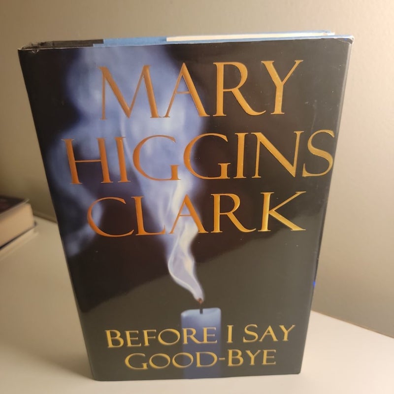 Before I Say Good-Bye