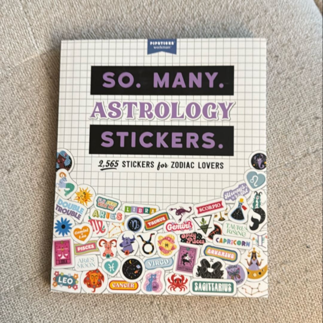 So. Many. Astrology Stickers