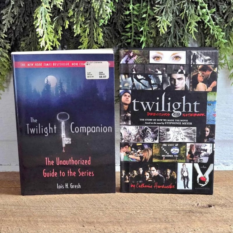 1st Print Twilight: Director's Notebook & the Twilight Companion 