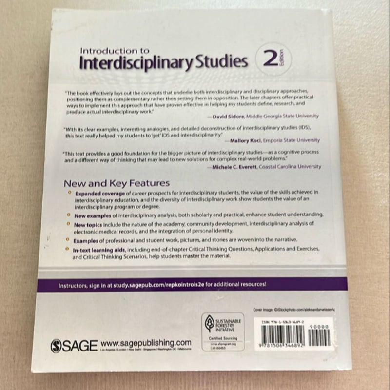 Introduction to Interdisciplinary Studies