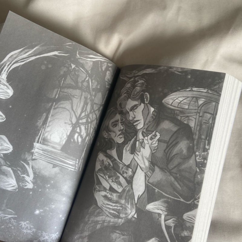 [BUNDLE] Grimstone- Dark Romance bundle: stickers, sticky tabs, bookmark, and ear gray tea.