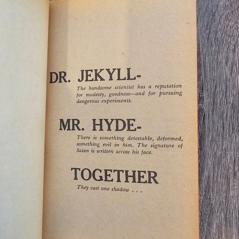 Dr Jekyll and Mr Hyde 1963 Popular Library Paperback