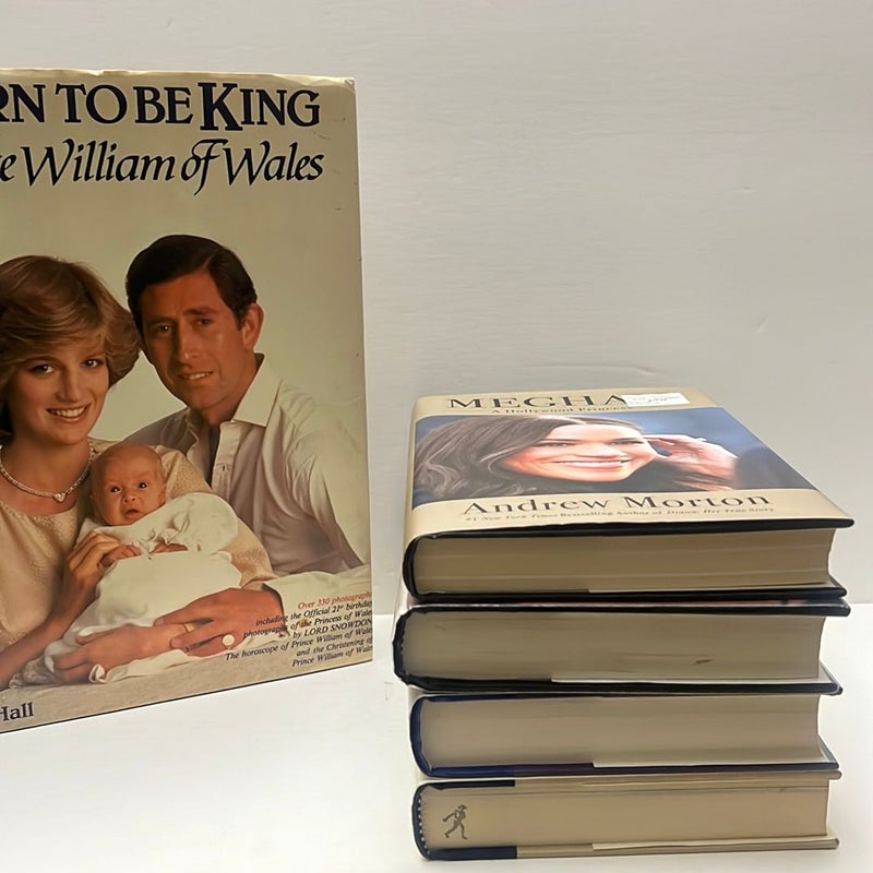 Royal Family( 5 Book)  Bundle: Born To Be A King, Wallis & Edward, A Royal Duty, Prince Harry, & Megan