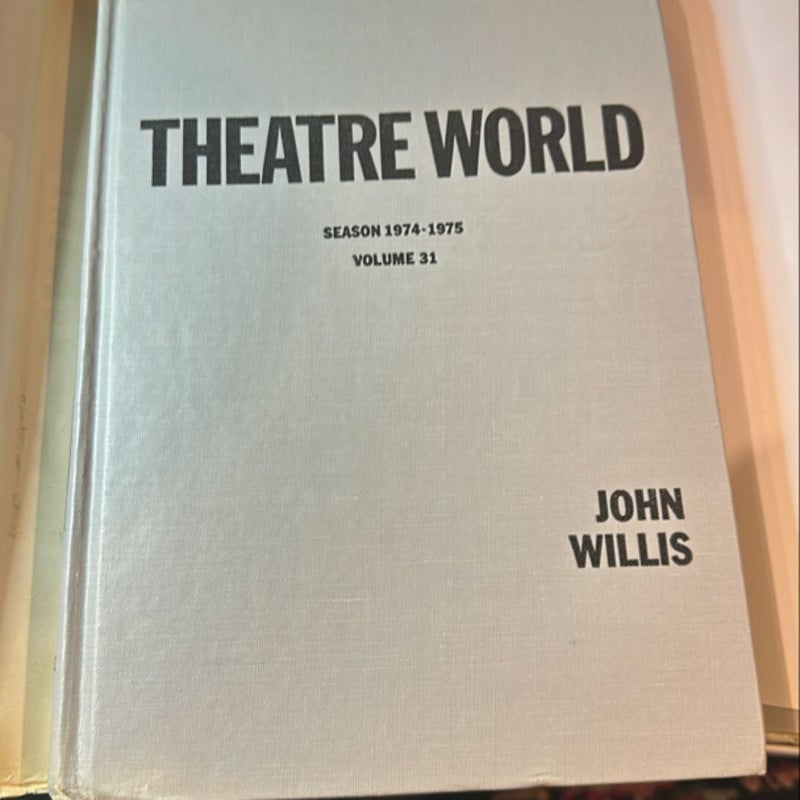 John Willis' Theater World - 3 Volumes