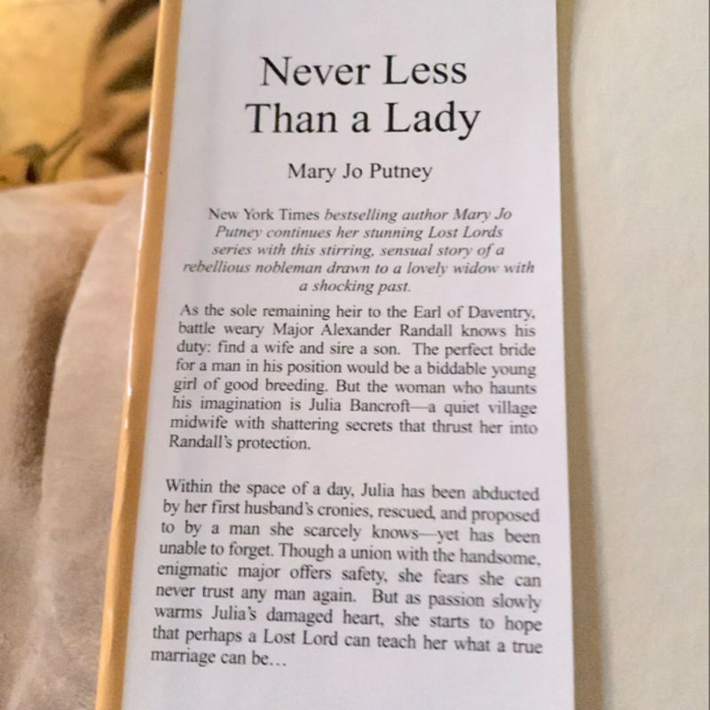 Never Less Than a Lady