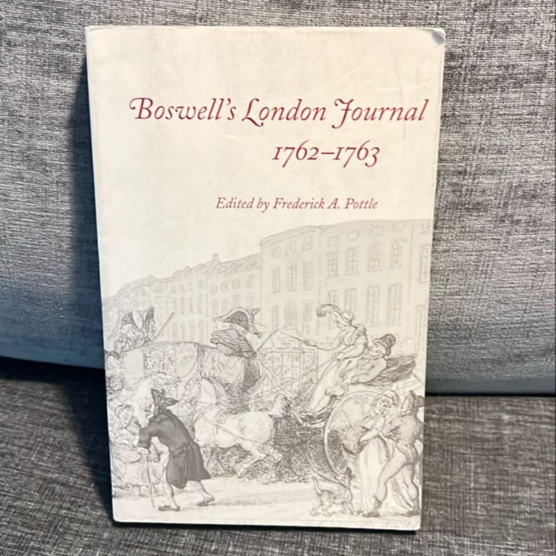 Boswell's London Journal, 1762-1763