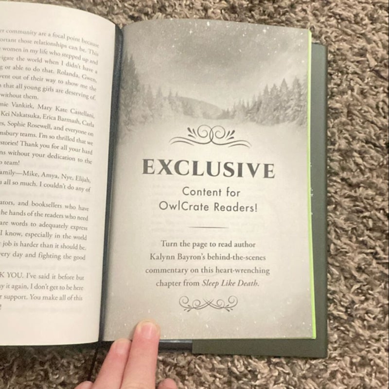 Sleep Like Death *Owlcrate SIGNED Edition*