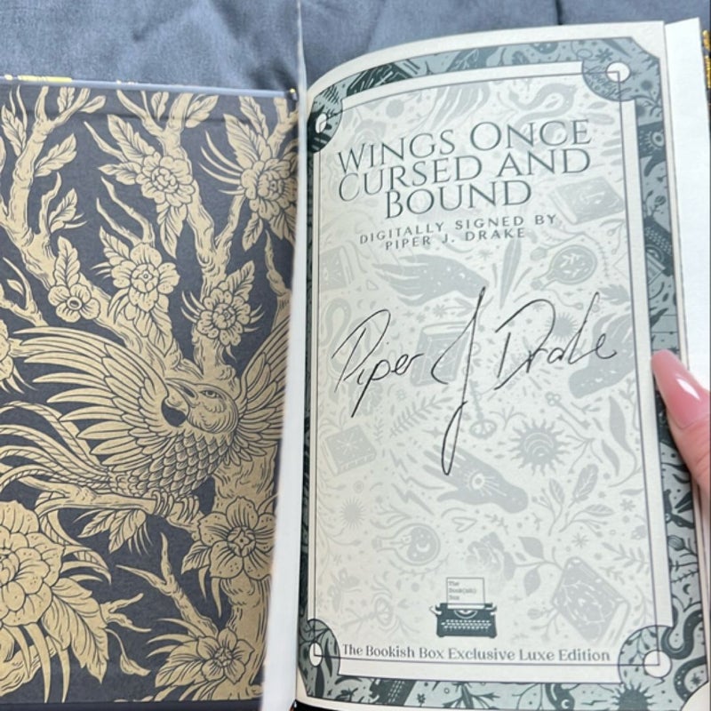 Wings Once Cursed and Bound *Bookish Box Edition*