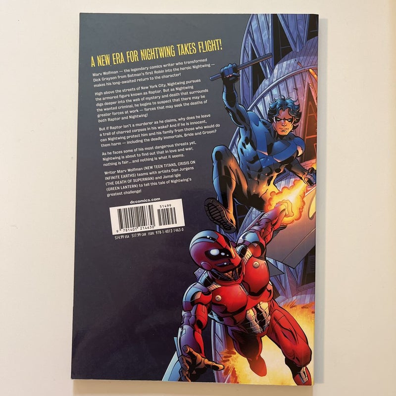 洋書 Nightwing: Love and War Nightwing Love And War Marv Wolfman Dan Jurgens 1st Print