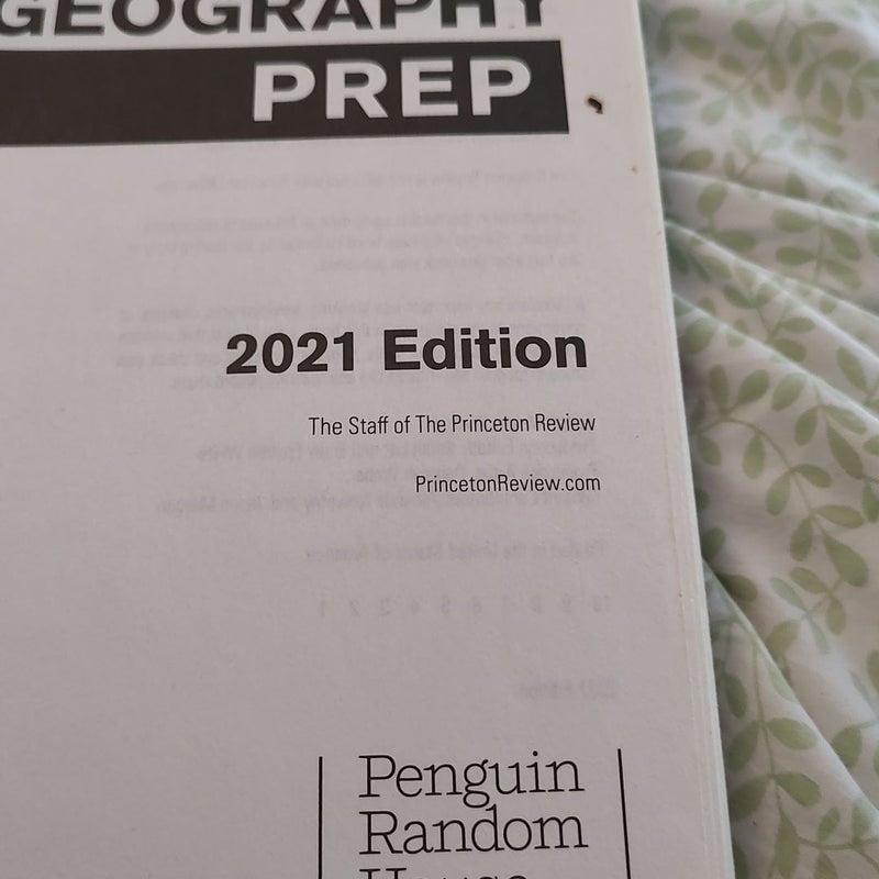 Princeton Review AP Human Geography Prep 2021