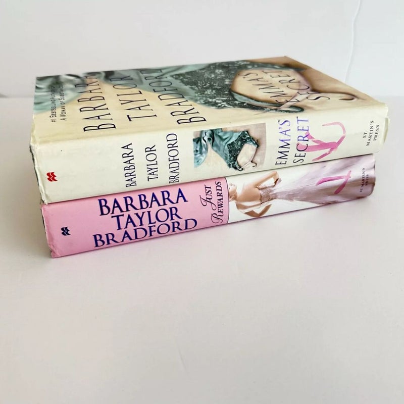 Barbara Taylor Bradford Book Bundle, 2 Books, Harte Family Saga