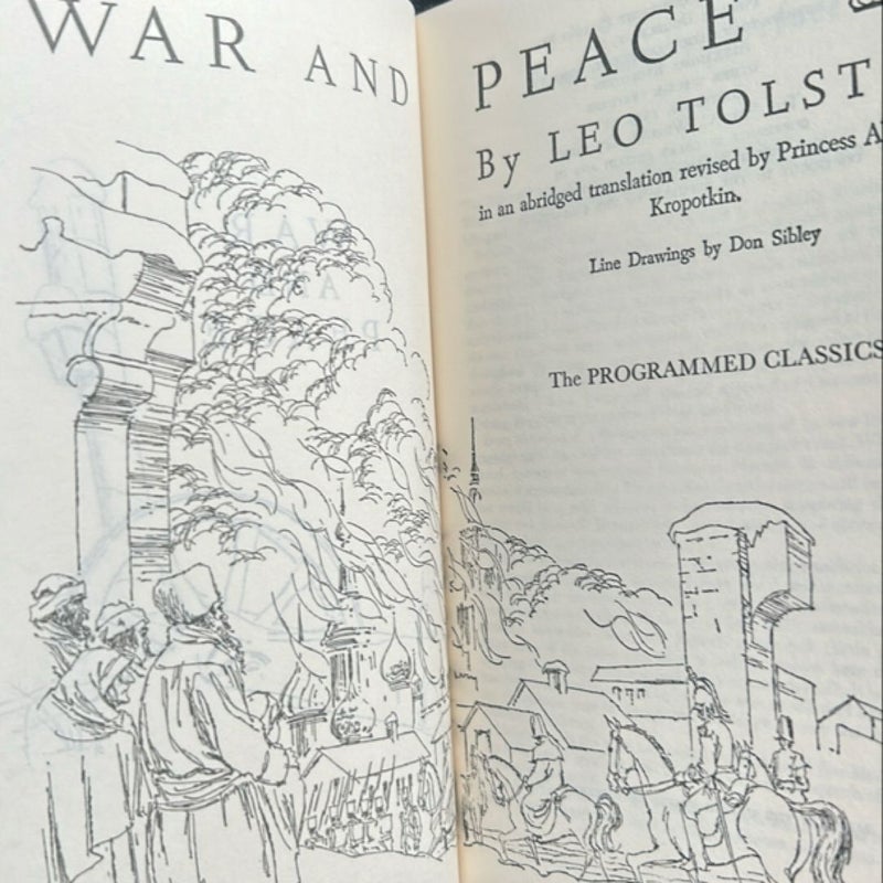 War and Peace (The Programmed Classics) 