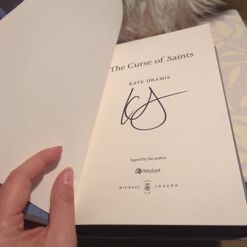 The Curse of Saints-- Fairyloot-- Signed